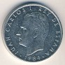 Peseta - 2 Pesetas - Spain - 1982 - Aluminio - KM# 822 - 24 mm - Obv: Head left Rev: Value within map  - 0